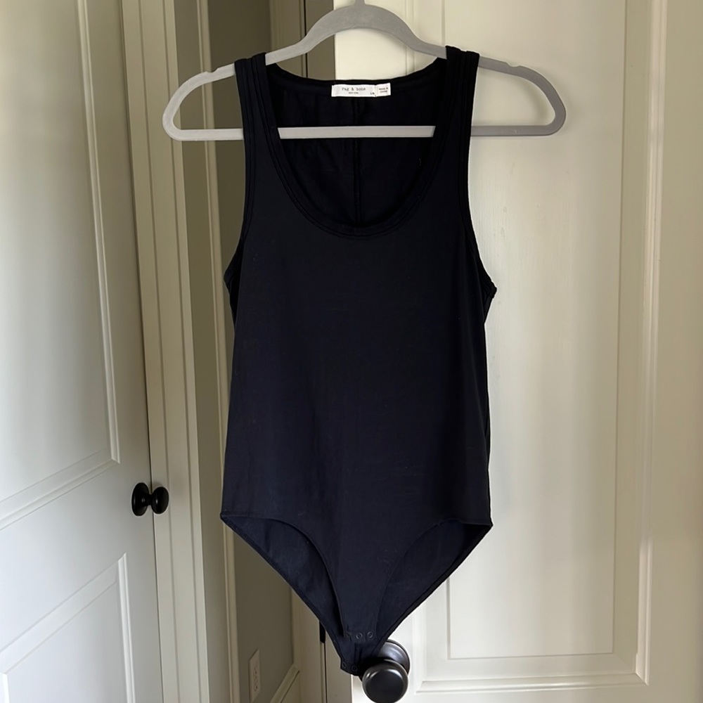 NWOT Rag & Bone Black Sleeveless Body Suit